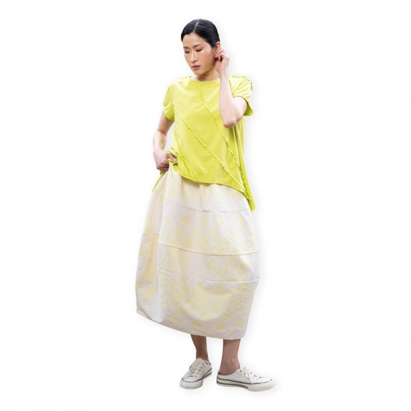 WENDY TRENDY Skirt 826062 - Beige/Yellow