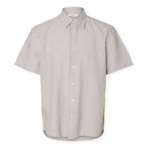 SELECTED Noos Camisa Regclay Linen -...