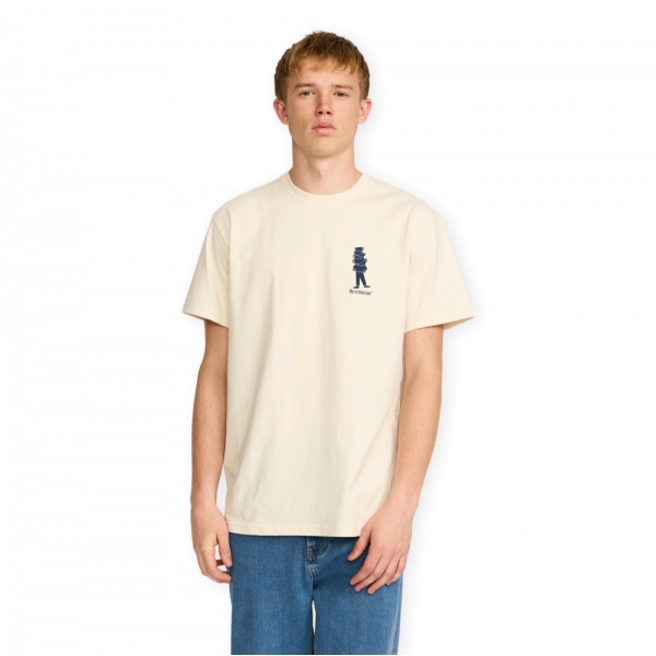 REVOLUTION Printed T-Shirt 1458 BRE -...