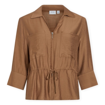 VILA Top Jobba V-Neck -...