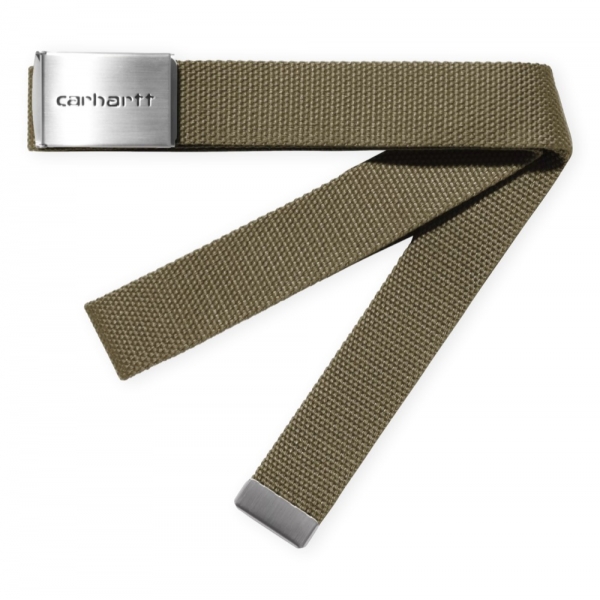 CARHARTT WIP Cinto Clip Chrome - Brass