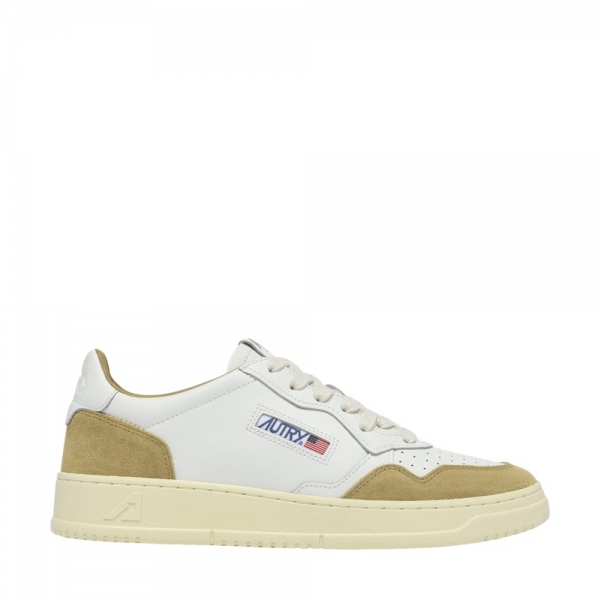 AUTRY Medalist Low M - White/Senape