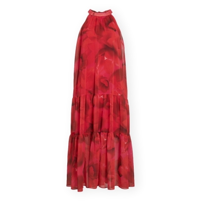VILA Vestido Chifina Long -...