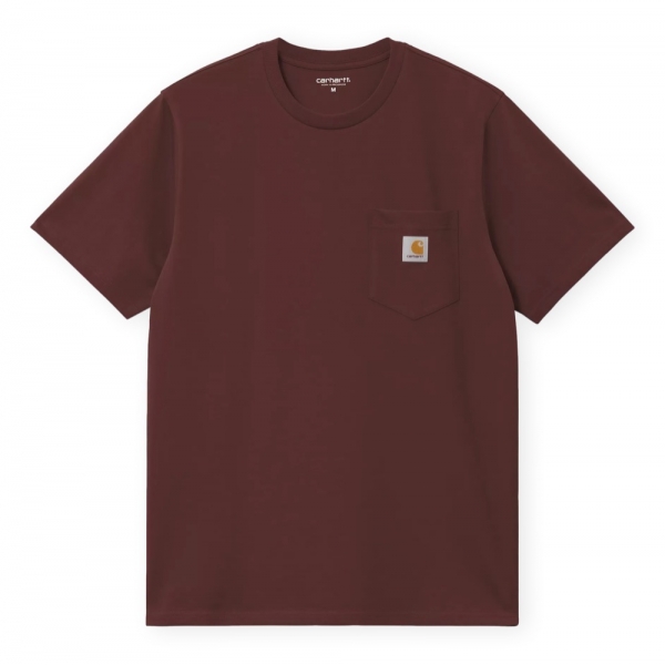 CARHARTT WIP T-Shirt Pocket - Amarone