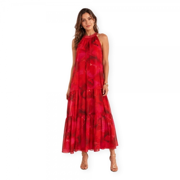 VILA Chifina Long Dress -...
