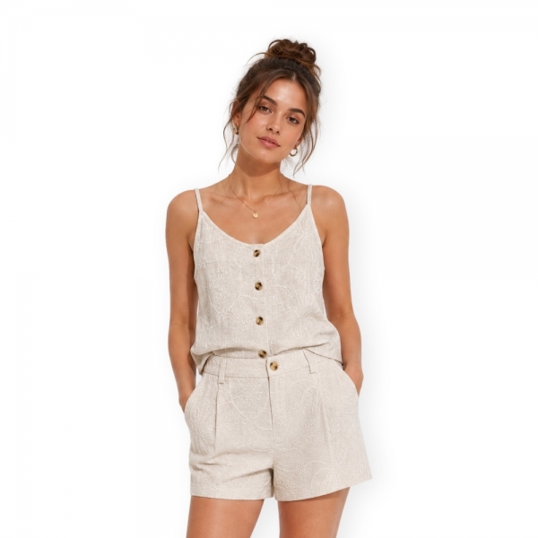 ONLY Top Siesta Linen - Moonbean