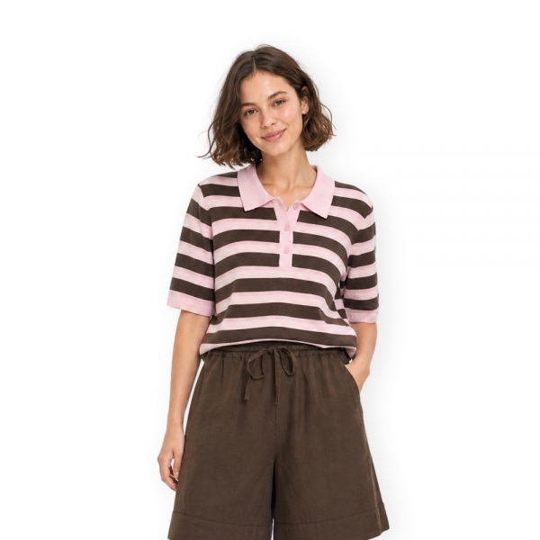 AWARE Polo Oline - Parfait Pink/Sugar...