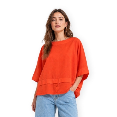 WENDY TRENDY Top 226143 - Red
