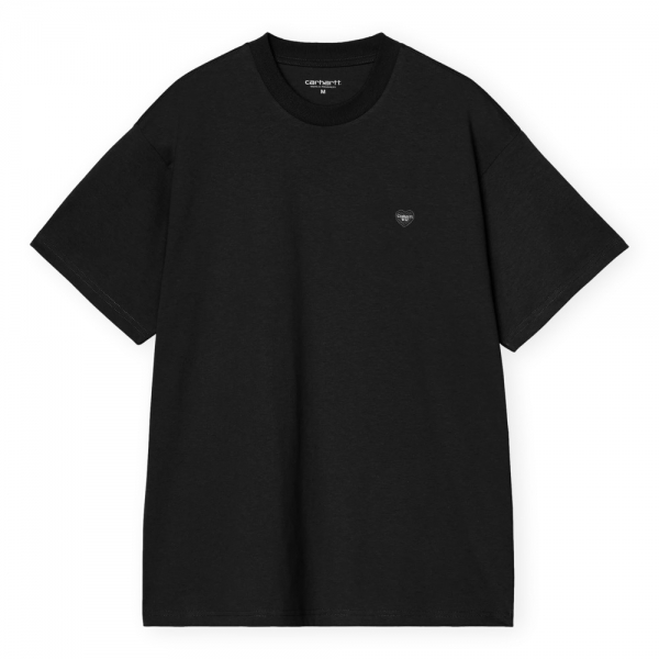 CARHARTT WIP Small Heart T-Shirt - Black