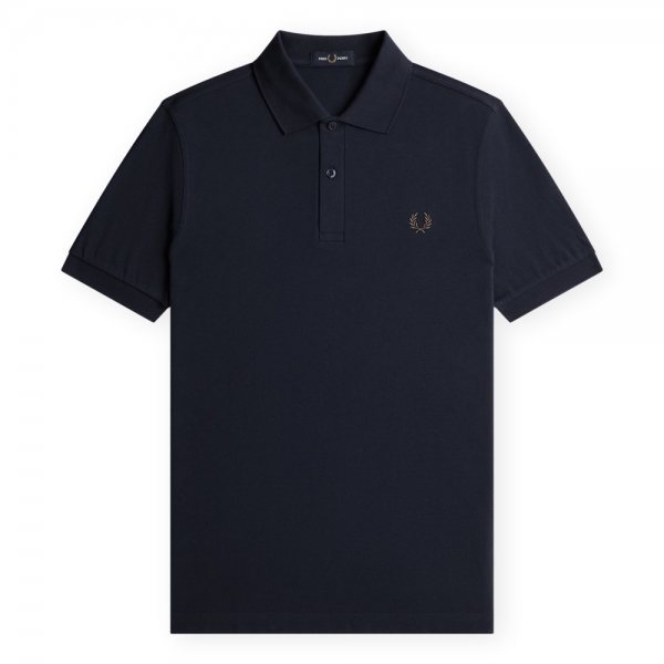 FRED PERRY Polo M6000 - Navy/Rich Brown