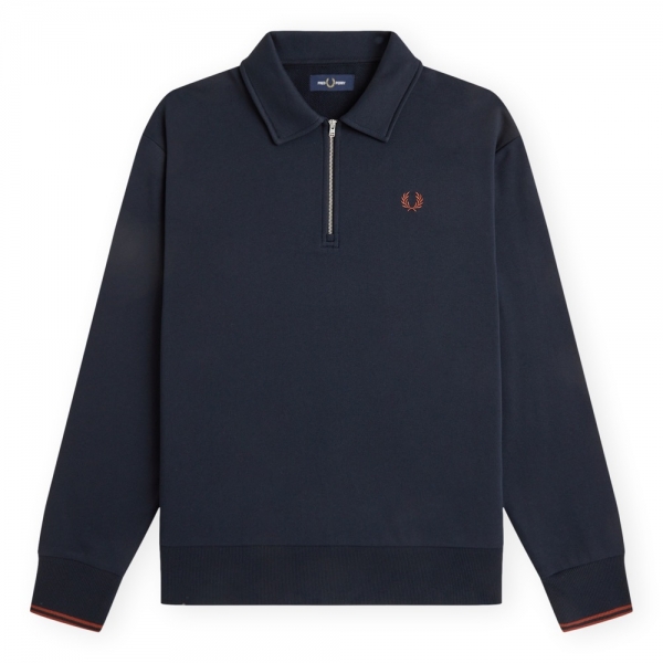 FRED PERRY Sweatshirt Collared Zip...