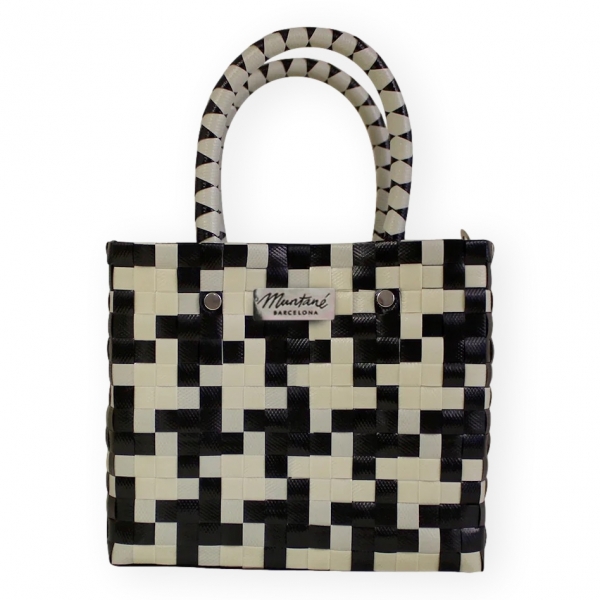 MUNTANÉ Black and White Bag -...