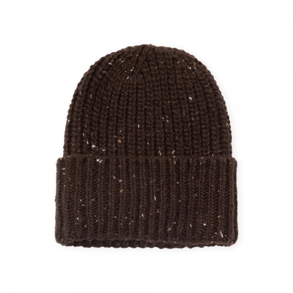 OBJECT Annie Beanie - Seal Brown/White