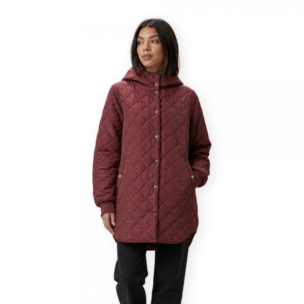 VILA Casaco Tate Hooded - Port Royale