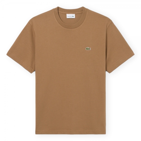 LACOSTE T-Shirt Classic Fit - Marron Six