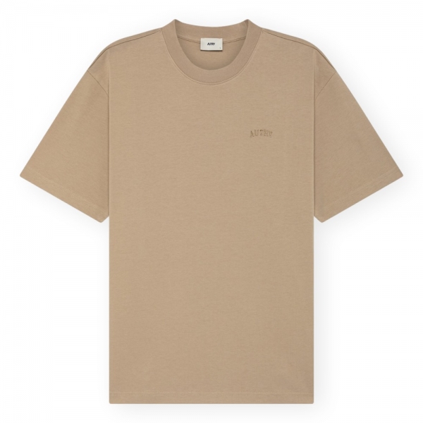 AUTRY T-Shirt Tonal Logo - Beige