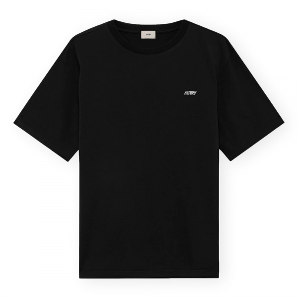 AUTRY T-Shirt Embroidered Logo - Black