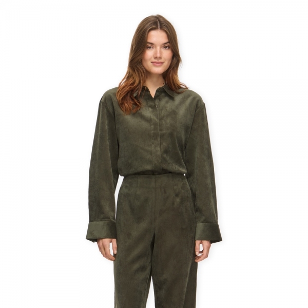 VILA Courdie Shirt - Forest Night