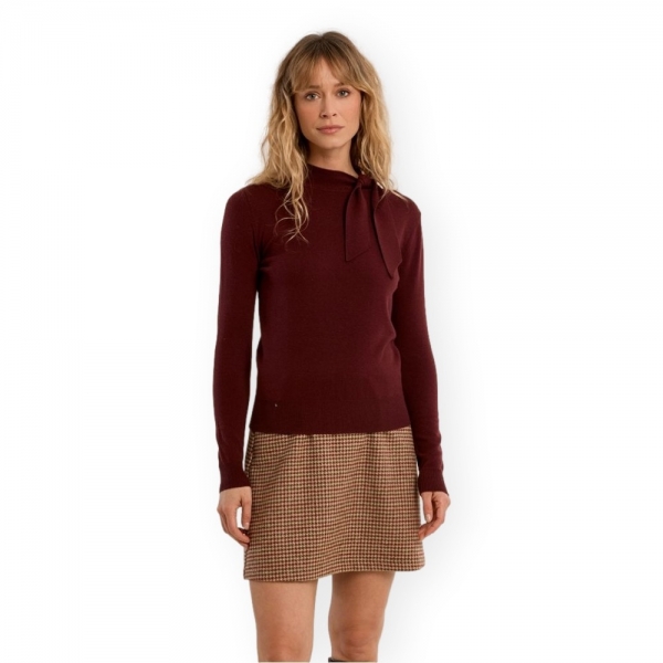 MOLLY BRACKEN Knit BT210 - Dark Red