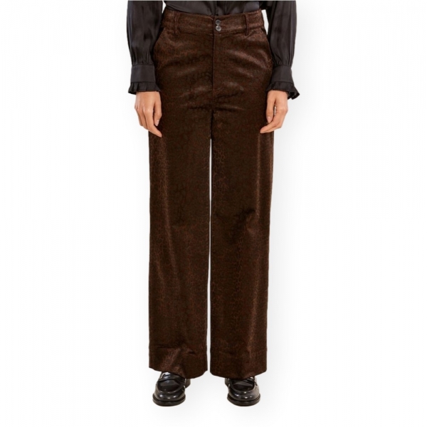 MOLLY BRACKEN Trousers T2279 - Chocolate