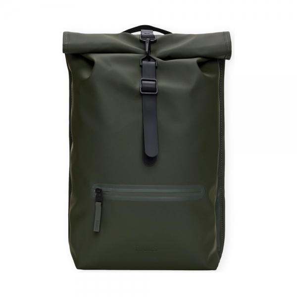 RAINS Rolltop Rucksack W3 - Green