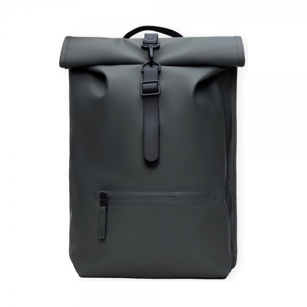 RAINS Rolltop Rucksack W3 - Dark Grey