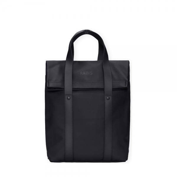 RAINS Mochila 2 Way Tote W3 Mini - Black