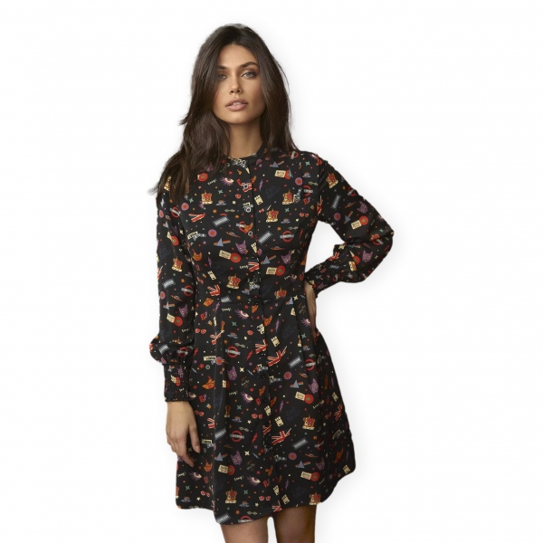 MINUETO Vestido Picadilly - Black