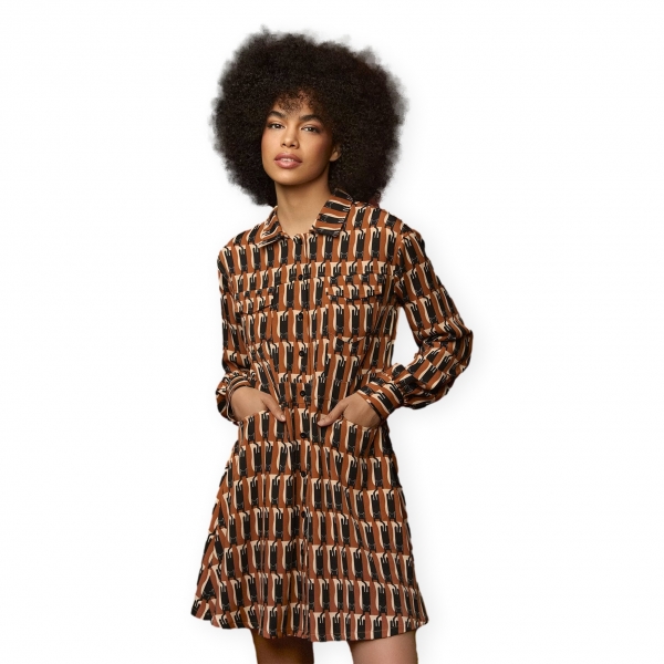 MINUETO Vestido Kat - Brown