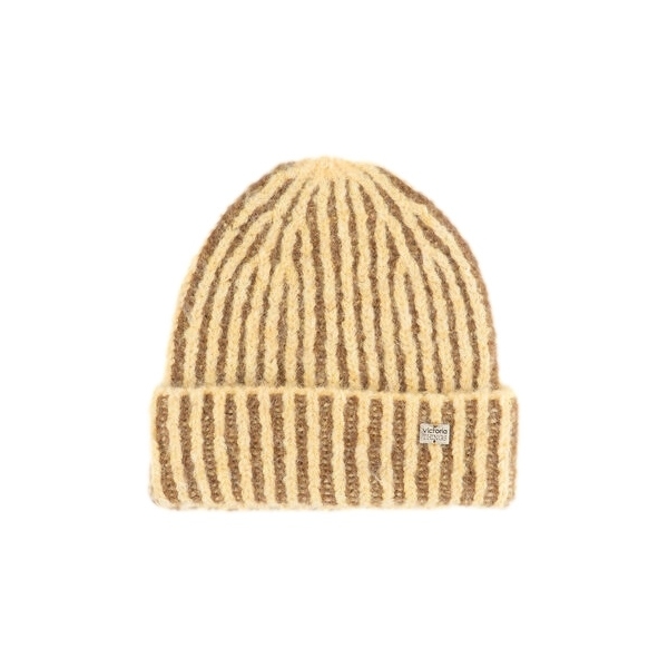 VICTORIA Gorro Bicolor - Mostaza