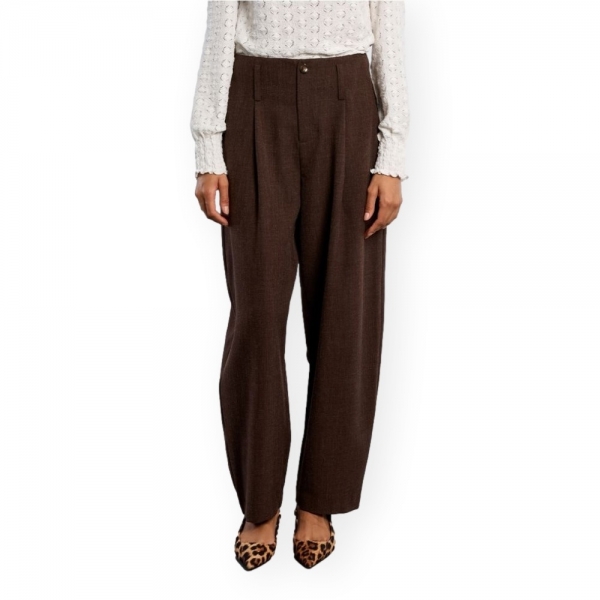 LILI SIDONIO Calças RL763 - Brown