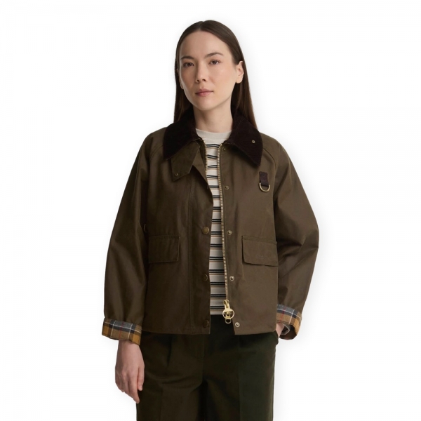 BARBOUR Women's Spey Waxed Jacket -...