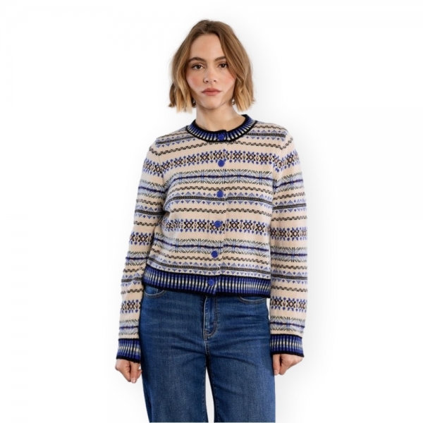 LILI SIDONIO Cardigan ELF1035 - Offwhite