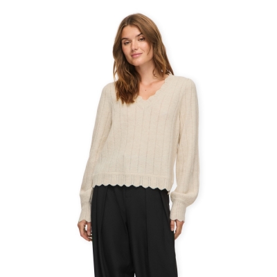 VILA Zira V-Neck Knit -...