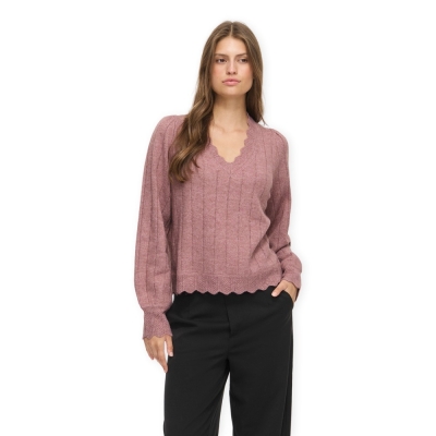 VILA Zira V-Neck Knit -...