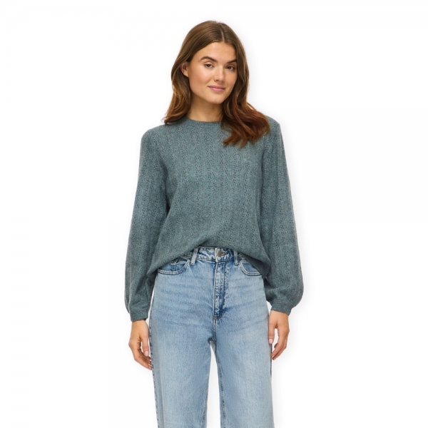VILA Noos Liga Pointelle Knit -...