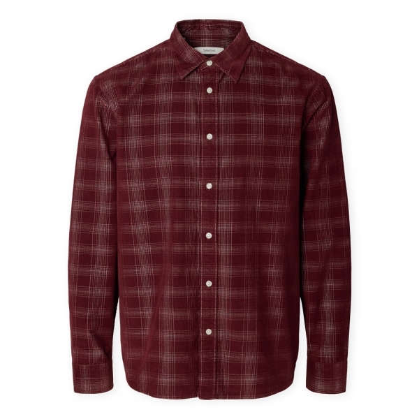 SELECTED Camisa RegClaus Cord - Tawny...
