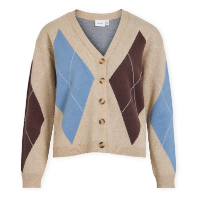 VILA Ril V-Neck Cardigan -...