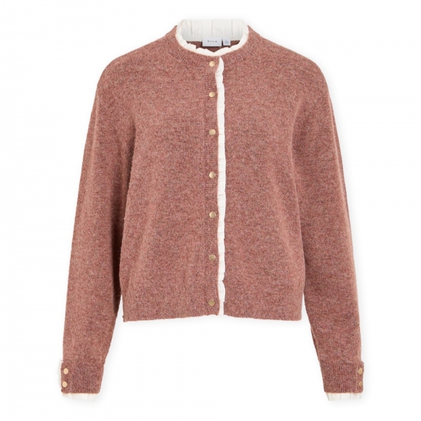VILA Casaco Alina Cardigan - Marsala