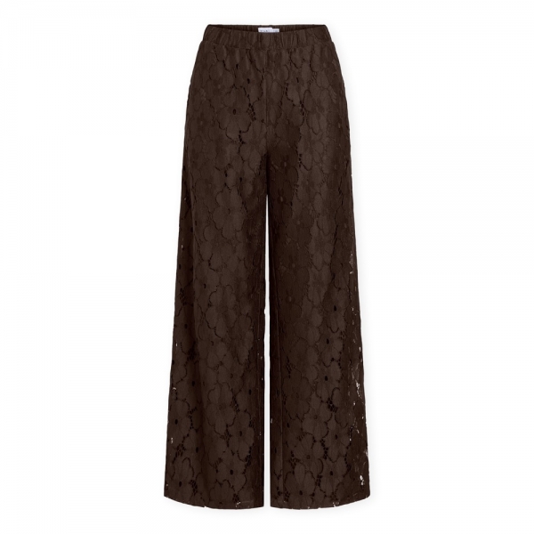 VILA Tonato Wide Trousers - Coffee Bean