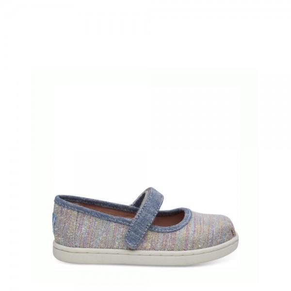 TOMS Baby Mary Jane - Pink Multi Twill