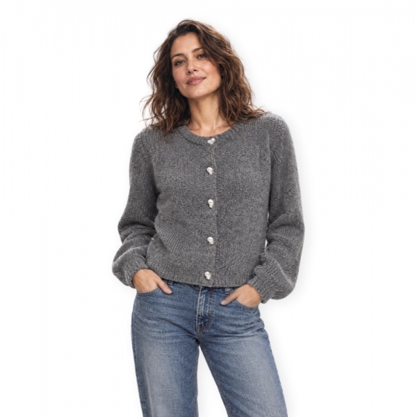ONLY Amber Cardigan - Medium Grey...