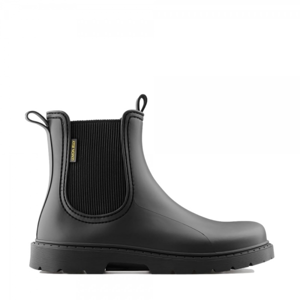 LEMON JELLY Loom Boots Barefoot - Black