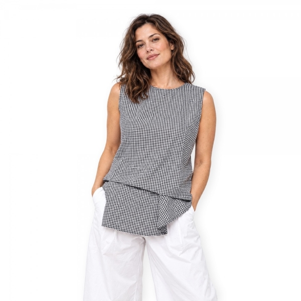 WENDY TRENDY Top 226139 - Black/White