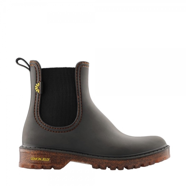 LEMON JELLY Botas Lira - Black Glitter