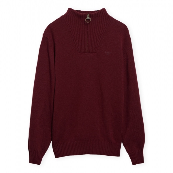 BARBOUR Essential Quarter-Zip Jumper...