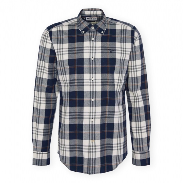 BARBOUR Camisa Edgar Tailored - Navy