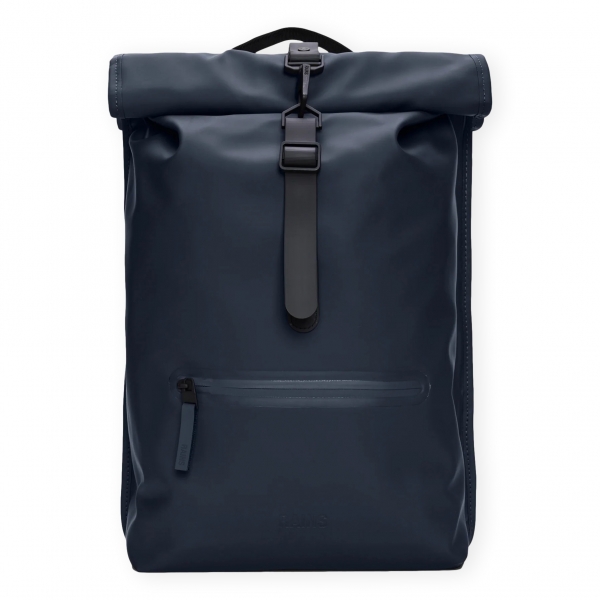 RAINS Mochila Rolltop Rucksack W3 - Navy