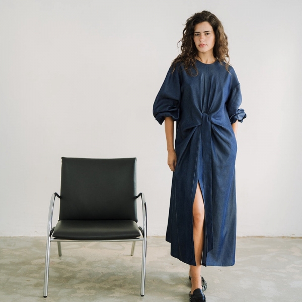 MIRAKAYA Normal Dress - Denim