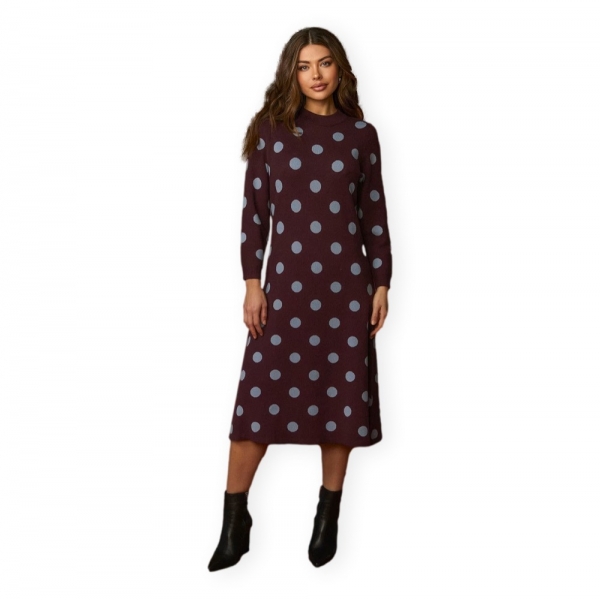 MINUETO Vestido Russel - Burgundy